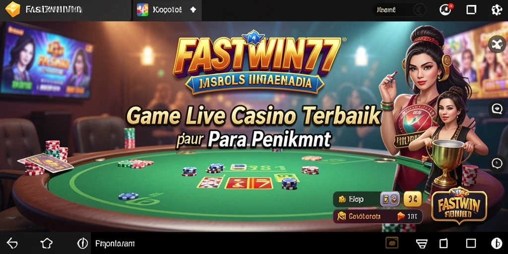 Tampilan gameplay menarik dari FASTWIN77 dalam kasino langsung.
