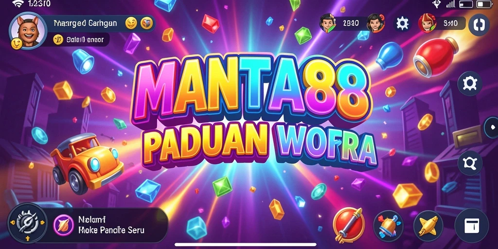 Tampilan gameplay seru dari MANTRA88 di Match-3.