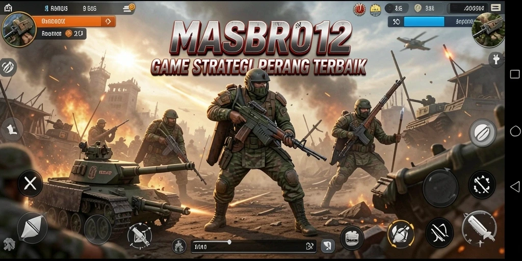 Tampilan epik dari gameplay MASBRO12 yang menegangkan.