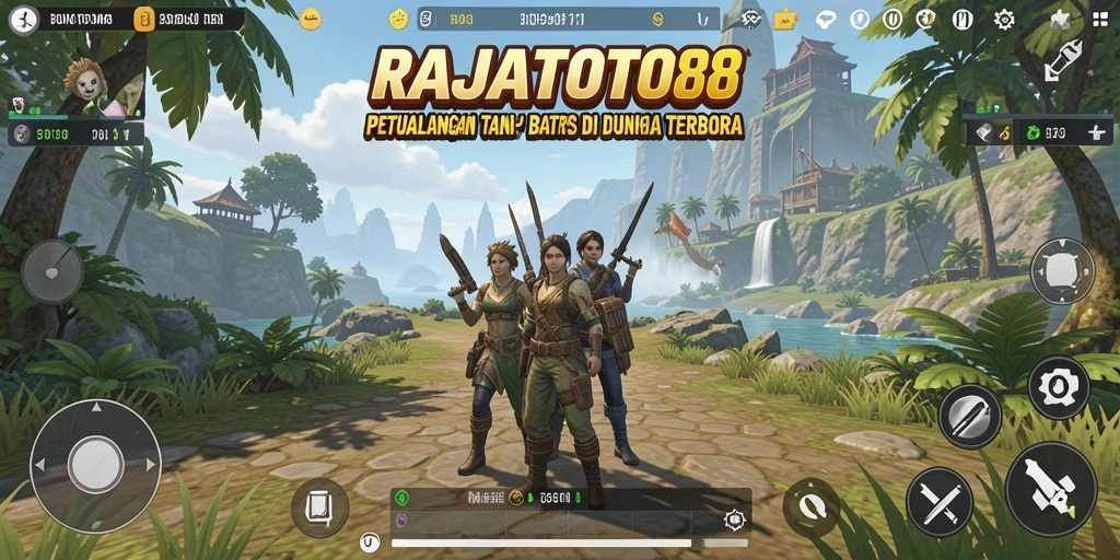 Tampilan gameplay RAJATOTO88 yang menakjubkan dan penuh petualangan.