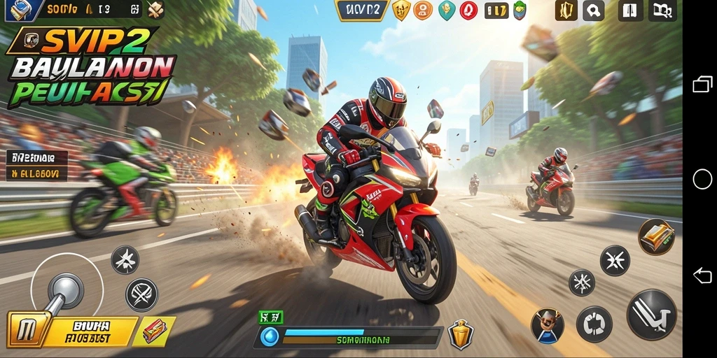 Tampilan utama gameplay SVIP2 yang menarik dan intens.