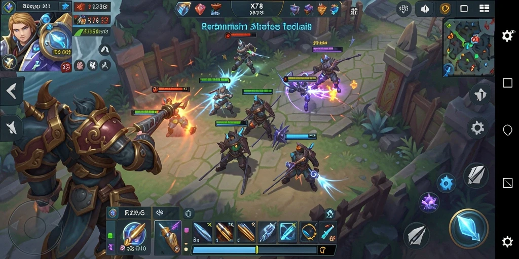 Tampilan gameplay X78 yang menarik dan penuh strategi.